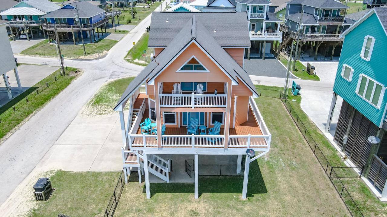 Spring Break Specials! Front Row Views - Tiki Bar - Playground Villa Bolivar Peninsula Buitenkant foto